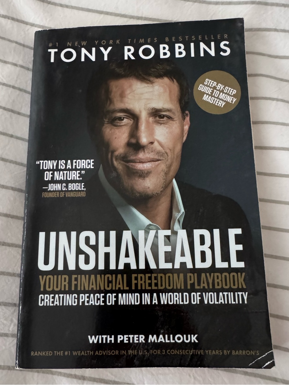 Tony Robbins "Unshakeable" Paperback Book